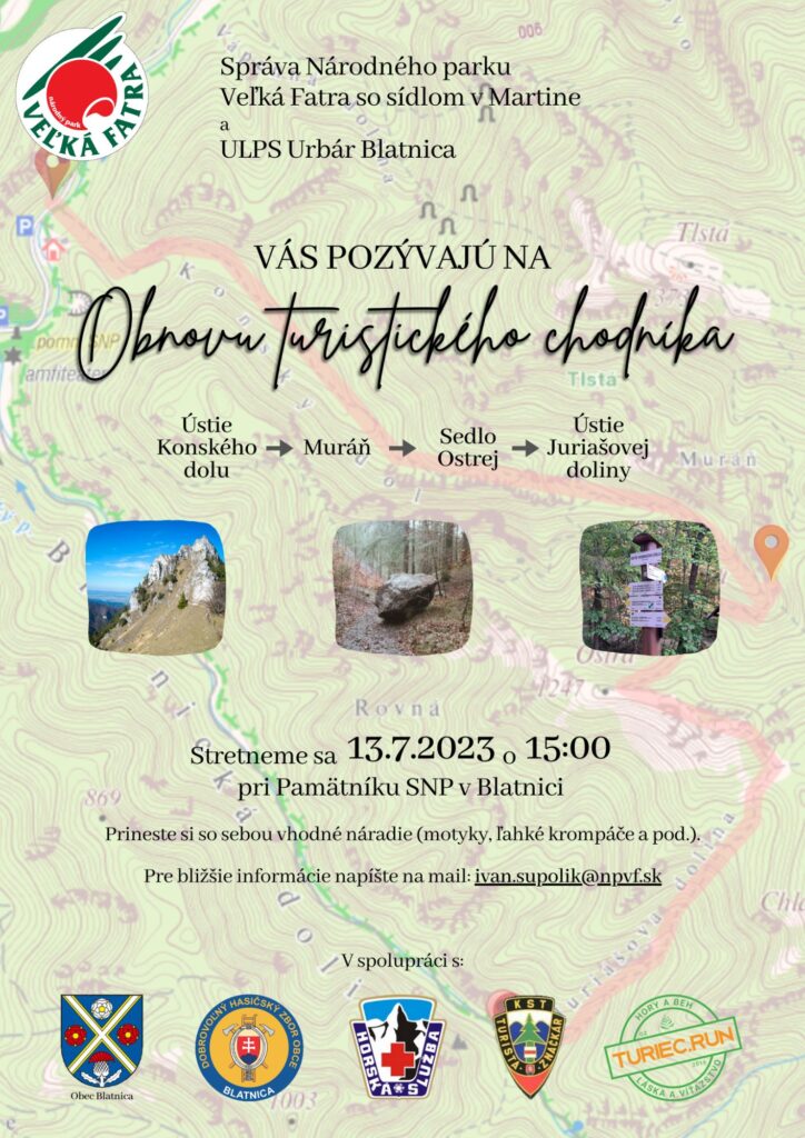 Obnova turistického chodníka